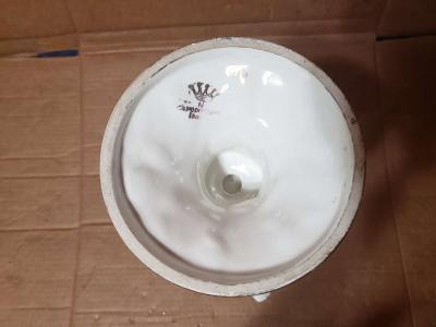 Capodimonte Marked Porcelain Italy Vase Lady  Child - Thumbnail 5