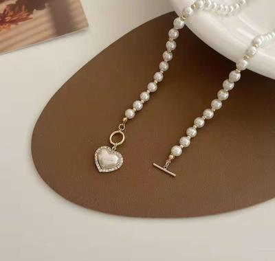 Pearl Heart Necklace - Thumbnail 2
