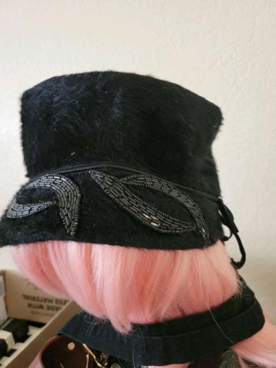 vintage fur hat - Thumbnail 3