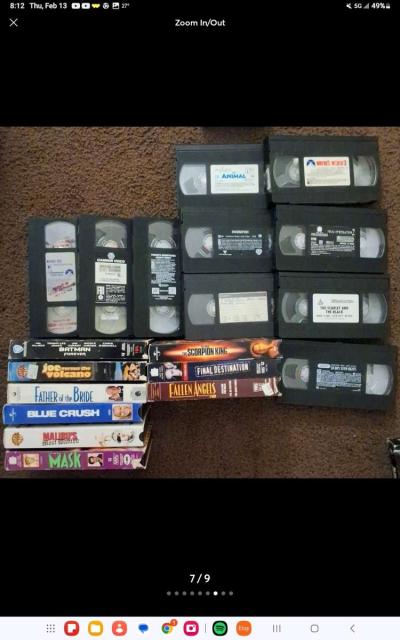 vhs taps lot - Thumbnail 3