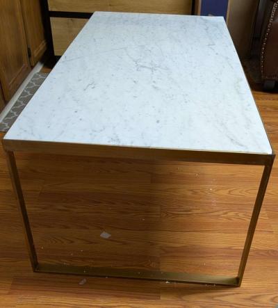 Italian Marble Top Coffee Table - Thumbnail 2