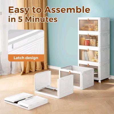 Amazon 4 tier magnetic drawer rack storage bin collapsible - Thumbnail 2