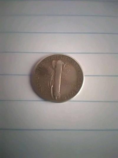 1944 Mercury dime - Thumbnail 2
