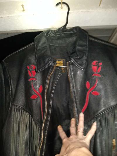 Vintage Leather Moto Jacket  genuine heavy leather - Thumbnail 4