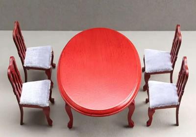 1 12 Dollhouse Dining Table  Chairs