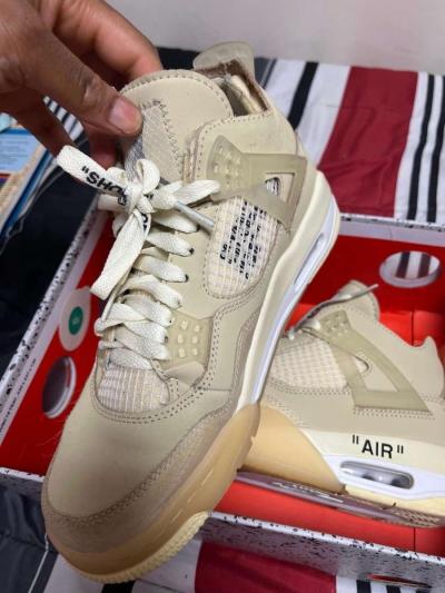 Off White Air Jordan 4 Retro - Thumbnail 4