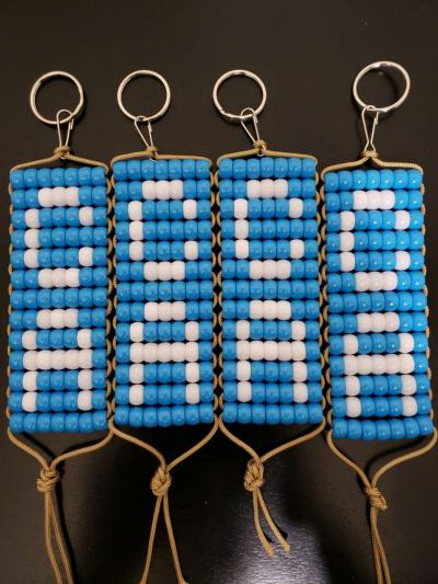 California initials Keychains