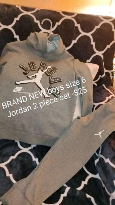 brand new boys Nike under armour and Jordan 2 piece sets - Thumbnail 2