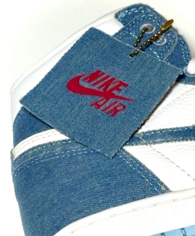 Nike Jordan Retro 1 Og Denim Size 7 8 10 - Thumbnail 3