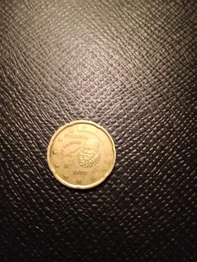 20cent euro 1999 good condition - Thumbnail 2