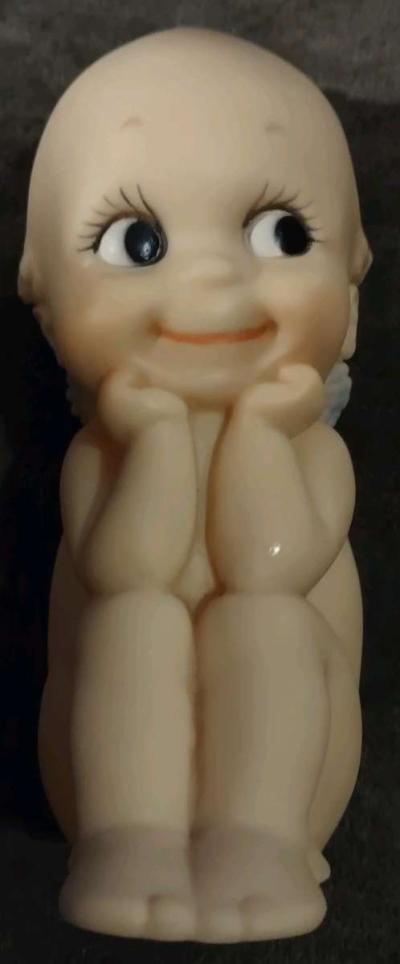 THINKER KEWPIE SQUEAKY DOLL  CAMEO  VINTAGE ROSE ONEILL - Hayward, California
