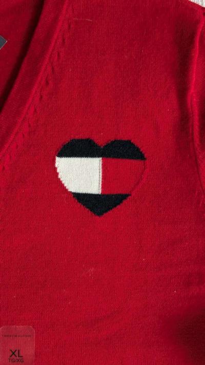 Tommy HilfigerHeart Ivy V Neck Sweater - Thumbnail 3