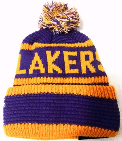 LA Lakers winter hat beanie - Thumbnail 2