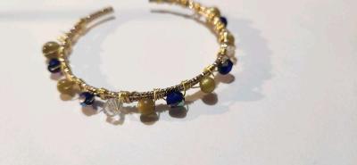 handmade wire wrapped bracelet - Thumbnail 4