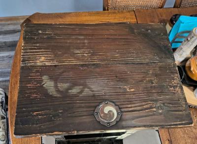 18901920 Korean Grain Chest Antique in original state - Thumbnail 2