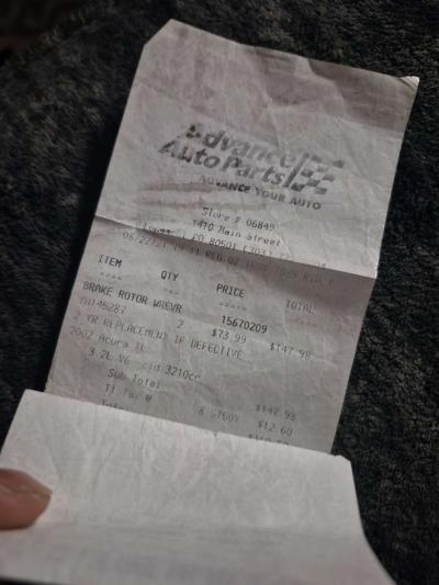 2002 Acura tl Rotors - Thumbnail 5