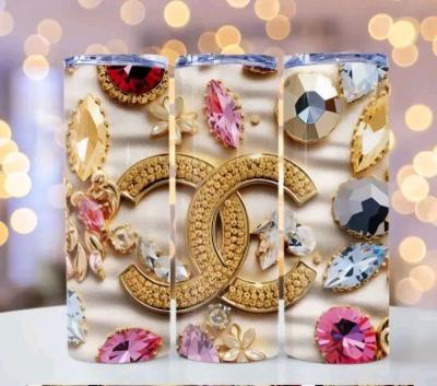 Fashion Pattern glitter Pattern Fashion tumbler  SUBLIMA