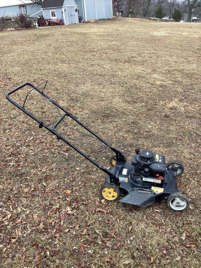 poulan 20inch cut push mower is not a self propelled - Thumbnail 2