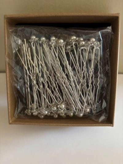 David bridal pearl and rhinestone hair pins - Cameron, Texas