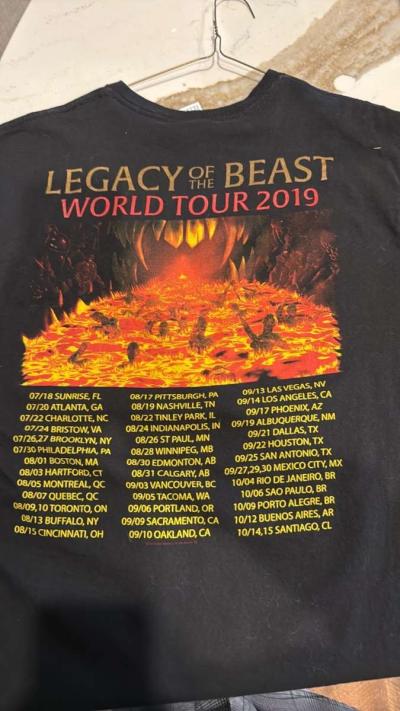 IRON MAIDEN 2019 TShirt - Thumbnail 2