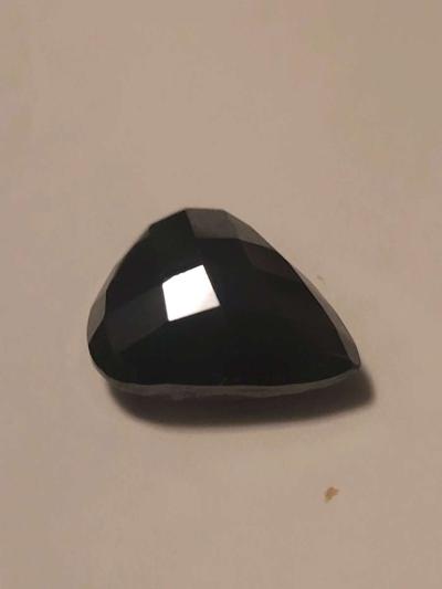 a nicely cut pearshaped black diamond - Fort Worth, Texas