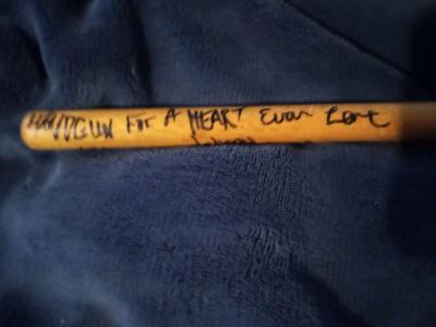 Korn drummer autographed drumstick - Thumbnail 3