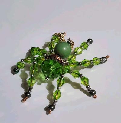 handmade glass beaded spider - Thumbnail 5