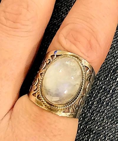 moonstone ring - Thumbnail 2