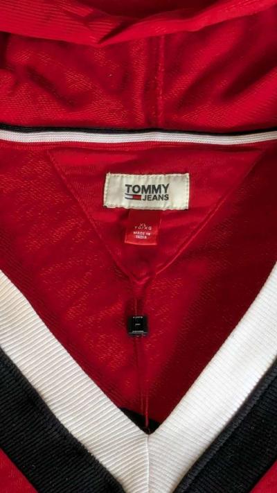 Tommy Hilfiger Tommy Jeans Womens Hooded Sweatshirt Dress - Thumbnail 5