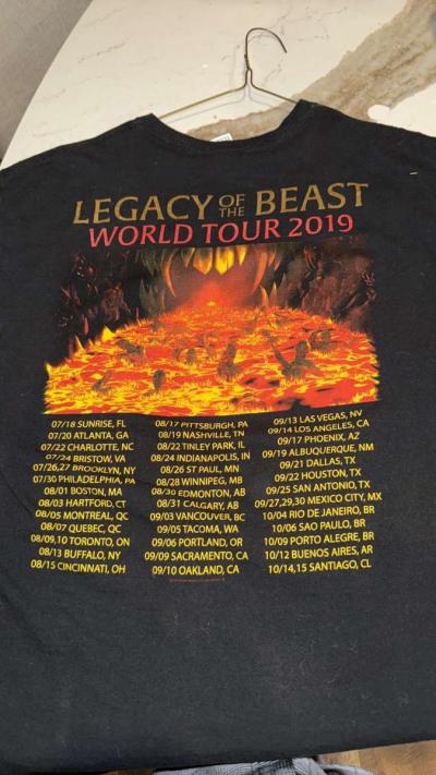 IRON MAIDEN 2019 TShirt - Thumbnail 3