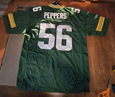 Julius Peppers Unsigned Green Bay NWT Football Jersey Size 4 - Thumbnail 2