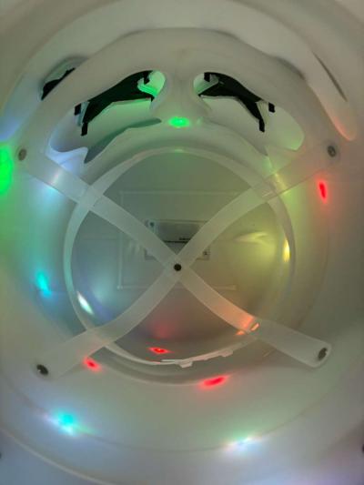 Marshmallow light up helmet costume - Thumbnail 2