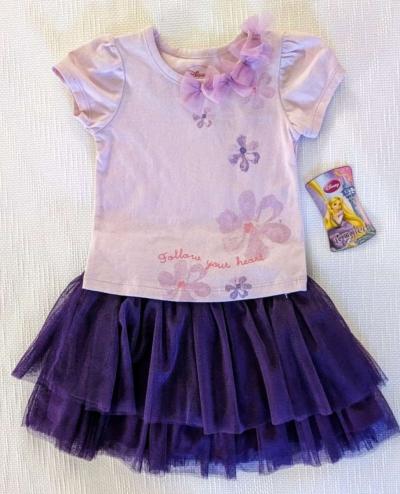 Disney Rapunzel Girl Skirt Set - Thumbnail 2