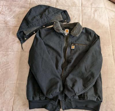 Carhartt Wildwood Jacket Sherpa Lined Womens XL Black - Thumbnail 6
