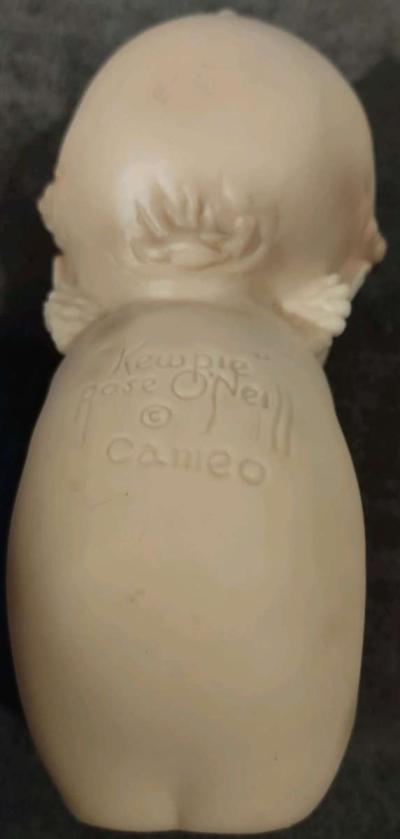 THINKER KEWPIE SQUEAKY DOLL  CAMEO  VINTAGE ROSE ONEILL - Thumbnail 3