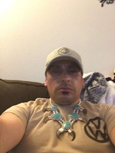 Navajo Native American sterling silver bear claw turquoise n - Thumbnail 3