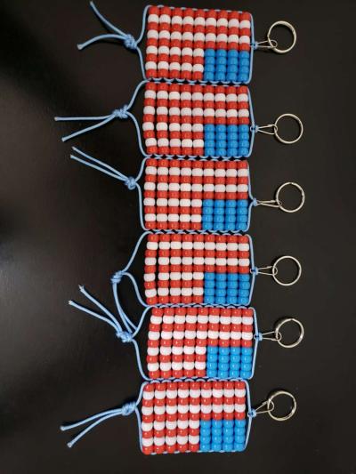 American Flags Keychains
