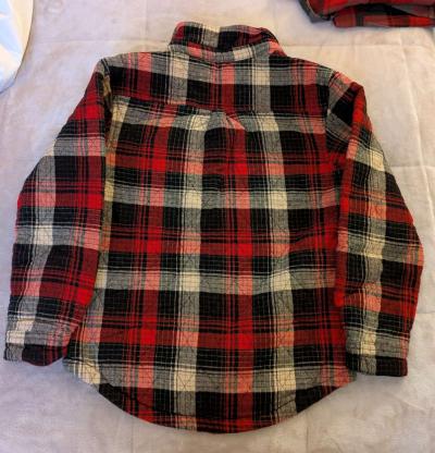 Youth LXL Flannel L  Flannel button up coatXL Bundle - Thumbnail 5
