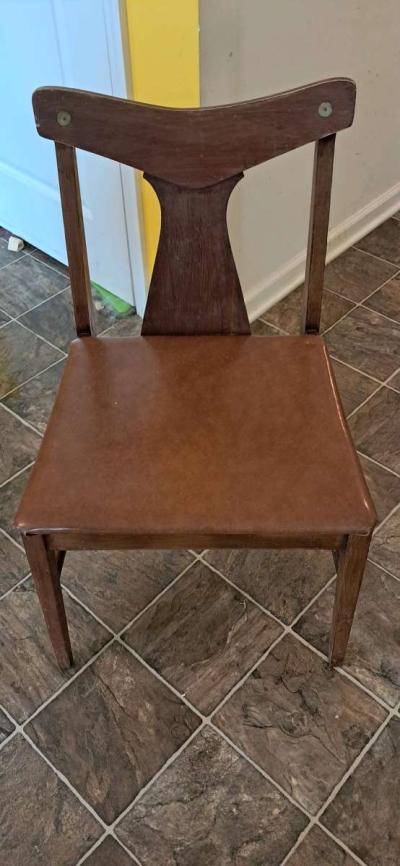 6 vintage MCM mid century modern dinning chairs - Thumbnail 3