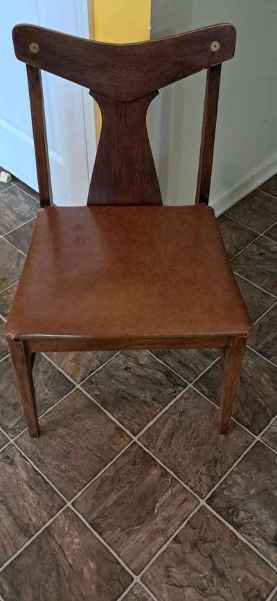 6 vintage MCM mid century modern dinning chairs - Thumbnail 6