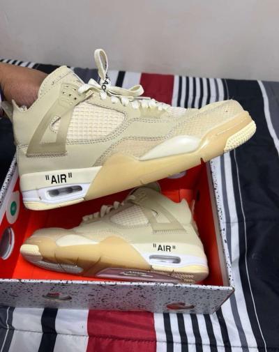 Off White Air Jordan 4 Retro - Thumbnail 2