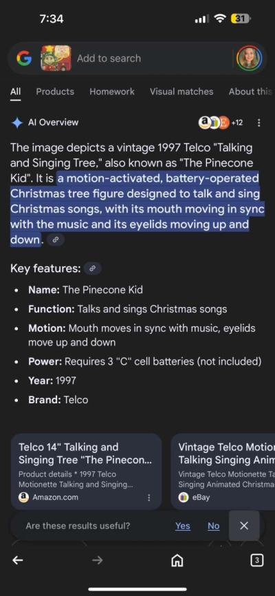 Talking and singing Christmas tree - Thumbnail 5