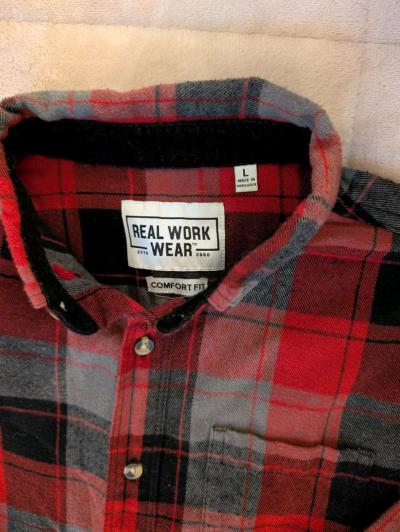 Youth LXL Flannel L  Flannel button up coatXL Bundle - Thumbnail 4