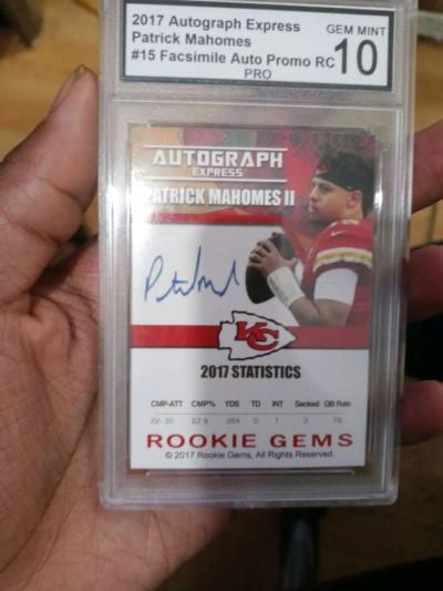 autograph express patrick mahomes 2 - Thumbnail 2