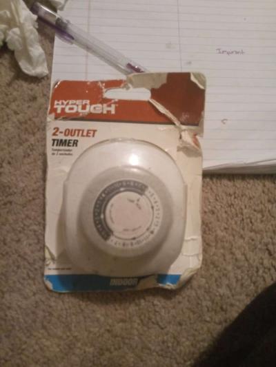 hyper tough 2 outlet timer