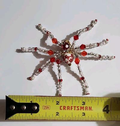 handmade beaded spider Large - Thumbnail 4