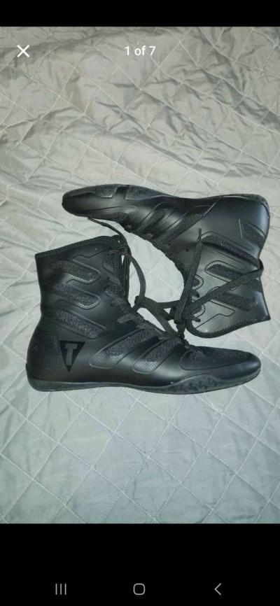 Black TITLE Boxing shoes men