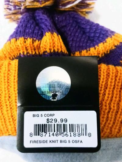 LA Lakers winter hat beanie - Thumbnail 3