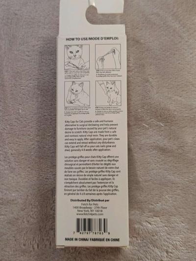 Kitty Caps nail caps for cats 40 total pieces - Thumbnail 3