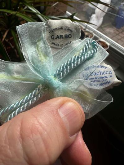 Small ceramic with 2angels - Thumbnail 3